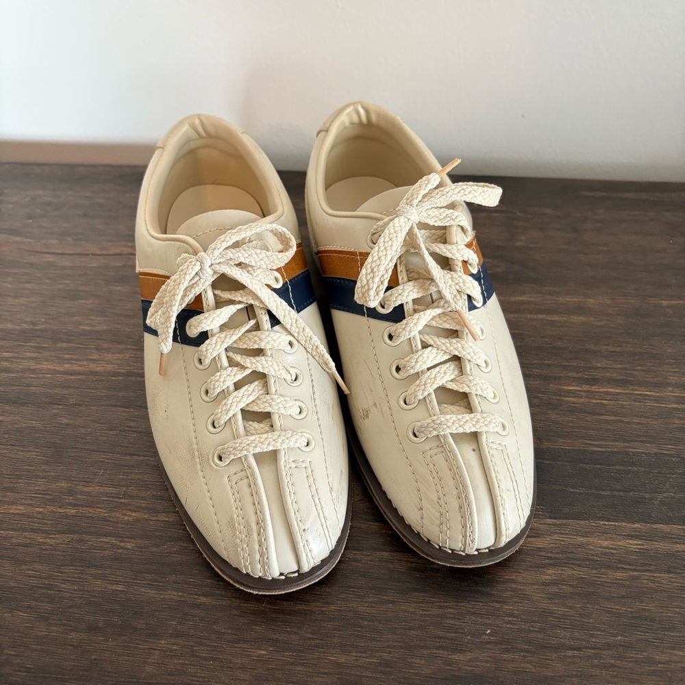 Stylish Cream and Blue Men's Shoes